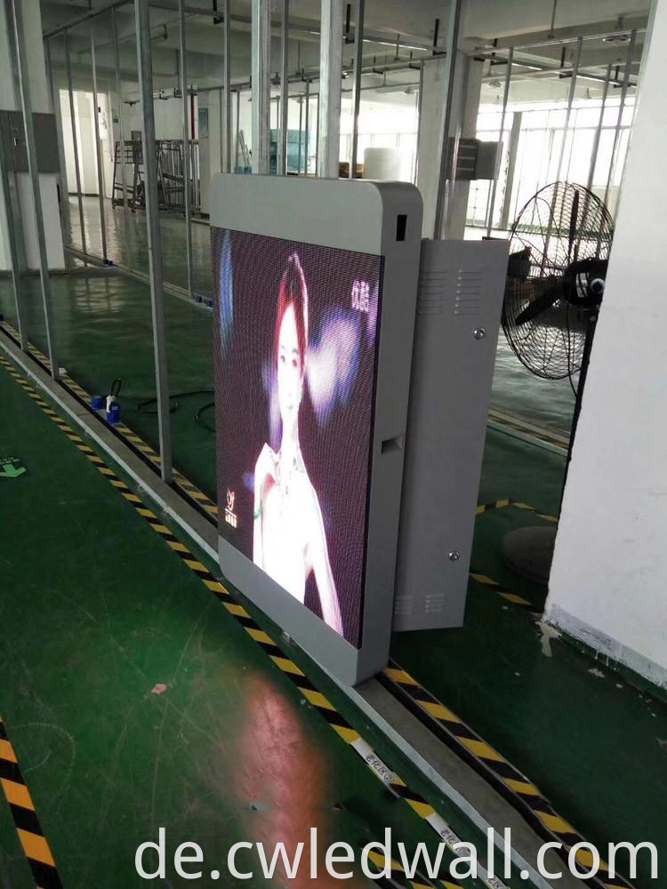 Outdoor Led Wall Billboards Pole Display Wall